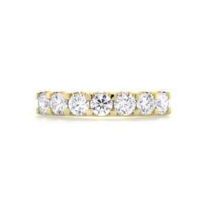18K 14 Pointers Half Eternity Diamond Ring