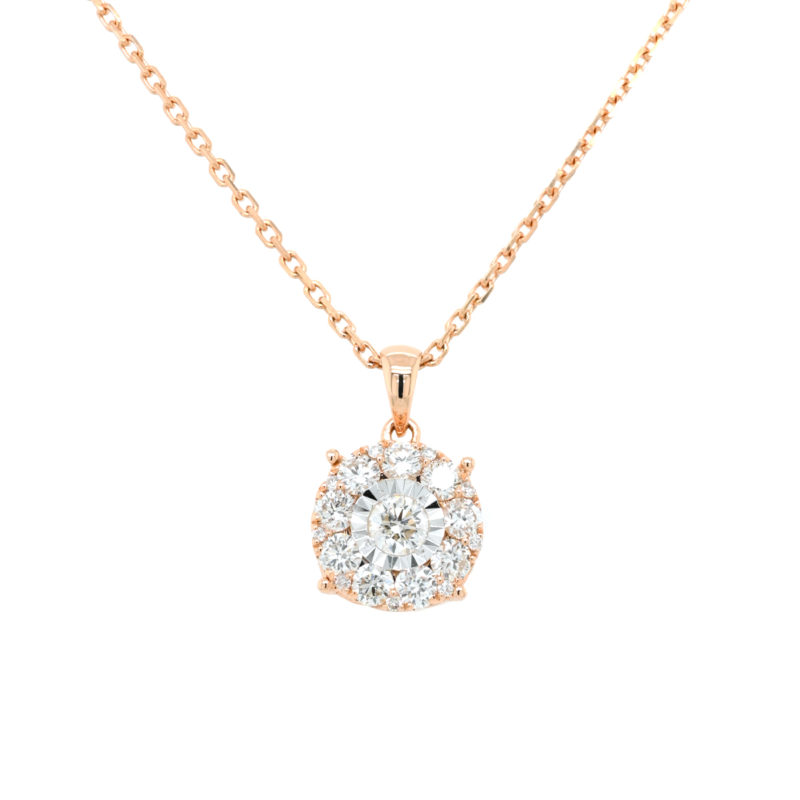 18K Dainty Diamond Necklace main image 1